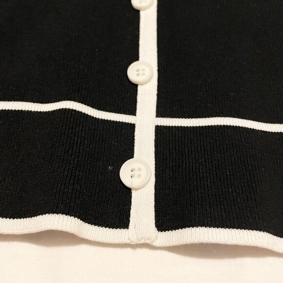 Grey Lab Faux Button Sweater Pullover Womens Small Long Sleeve Top - Picture 6 of 16